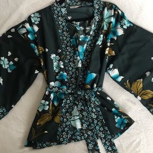 Kimono inspired wrap top